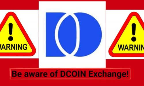 Be aware of DCOIN Exchange! Scam Alert!